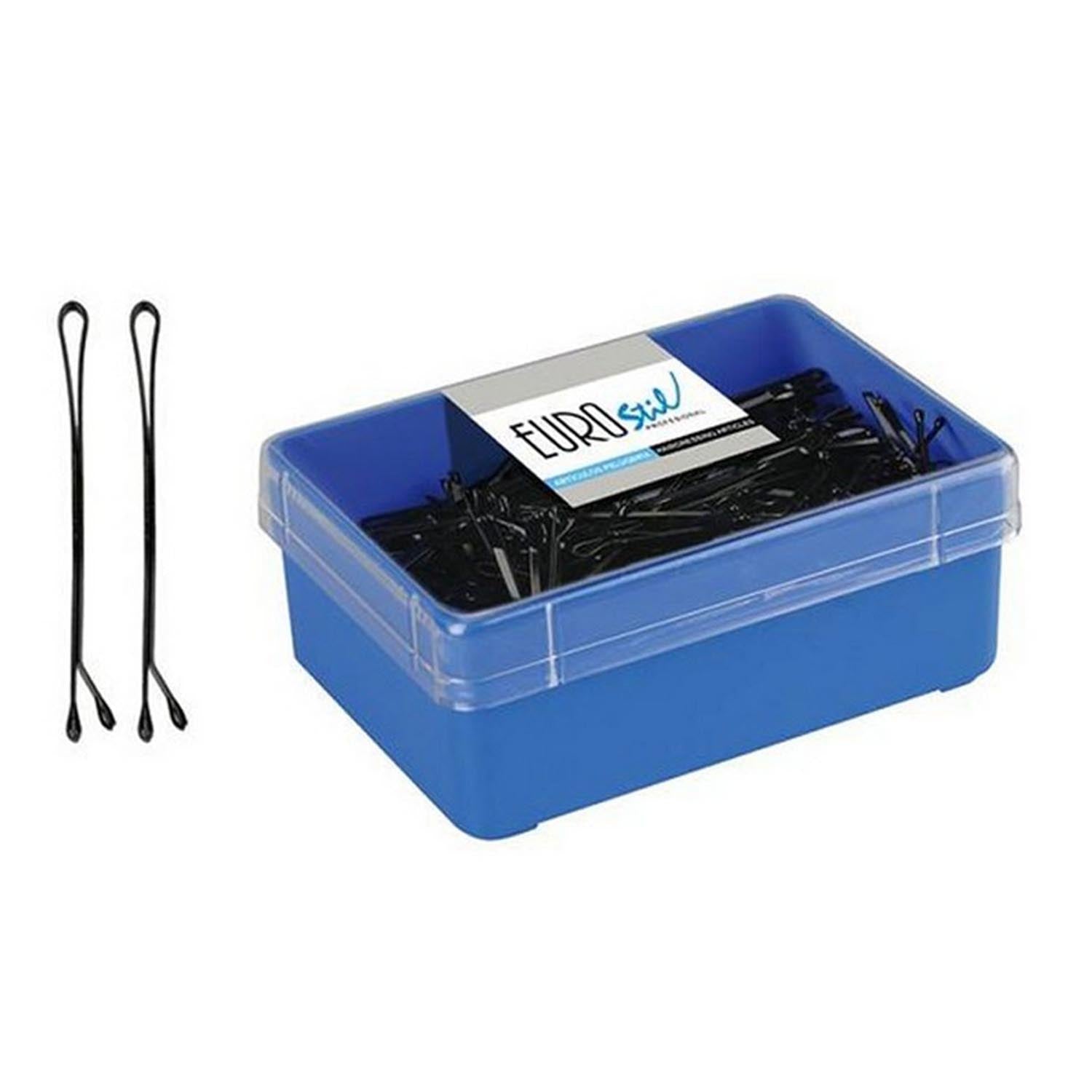 Eurostil Caja Clips Bola Negra 50Mm Pack 1Un